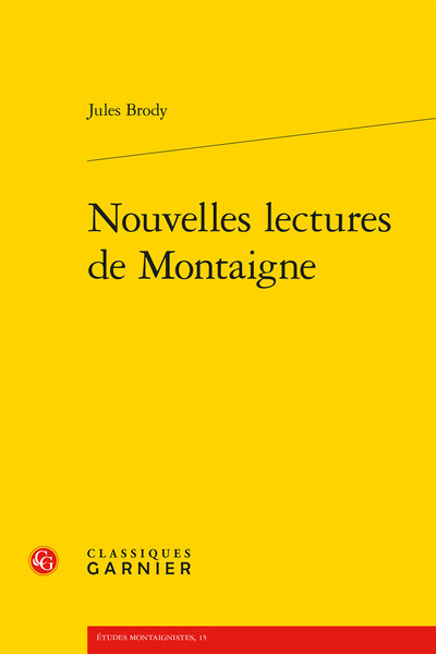 Picture of Nouvelles lectures de Montaigne