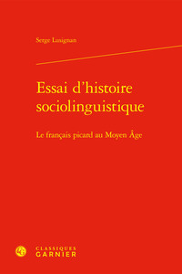 Picture of Essai d'histoire sociolinguistique