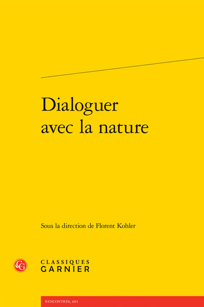 Picture of Dialoguer avec la nature