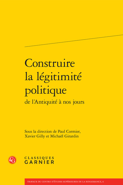 Image de Construire la légitimité politique