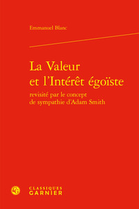 Image de La Valeur et l'Intérêt égoïste