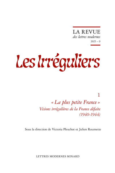 Image de La Revue des lettres modernes