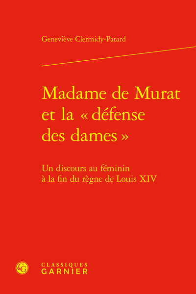 Picture of Madame de Murat et la « défense des dames »