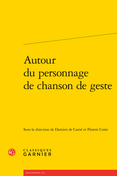 Picture of Autour du personnage de chanson de geste