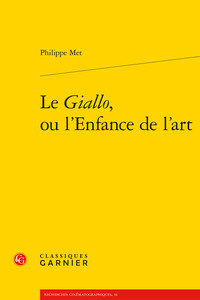 Picture of Le Giallo, ou l'Enfance de l'art