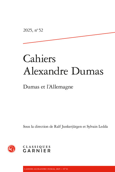 Image de Cahiers Alexandre Dumas