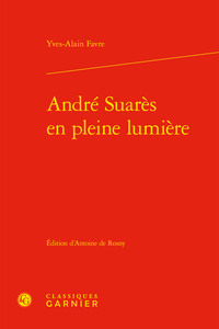 Picture of André Suarès en pleine lumière