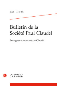 Picture of Bulletin de la Société Paul Claudel