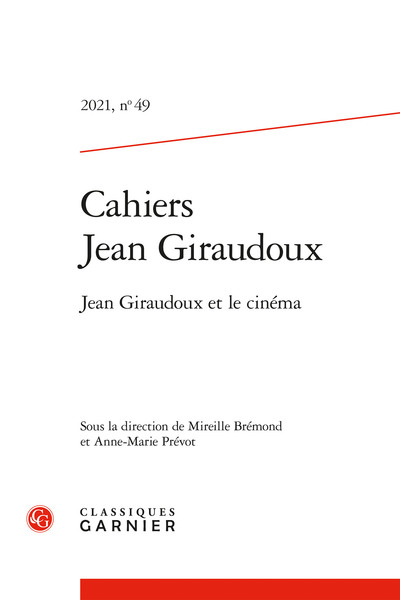 Image de Cahiers Jean Giraudoux