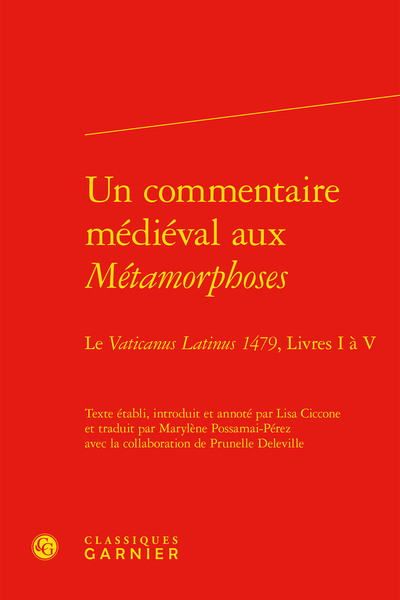Picture of Un commentaire médiéval aux Métamorphoses