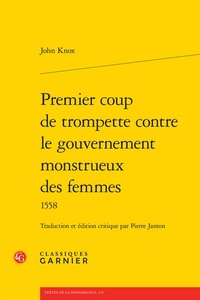Picture of Premier coup de trompette contre le gouvernement monstrueux des femmes 1558