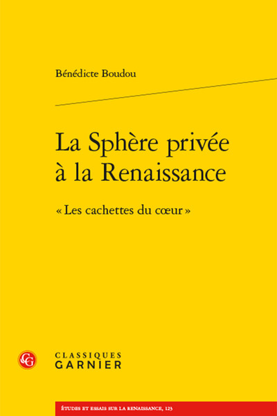 Image de La Sphère privée à la Renaissance