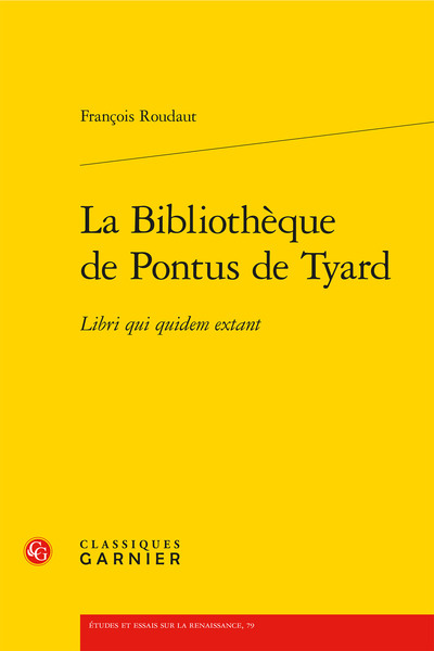 Picture of La Bibliothèque de Pontus de Tyard