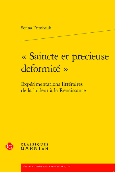 Picture of "Saincte et precieuse deformité"
