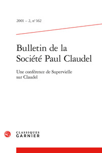 Picture of Bulletin de la Société Paul Claudel