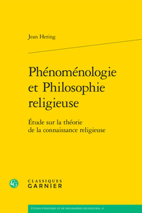 Image de Phénoménologie et Philosophie religieuse