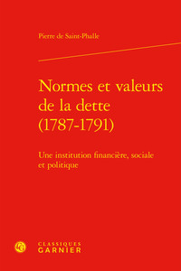 Image de Normes et valeurs de la dette (1787-1791)