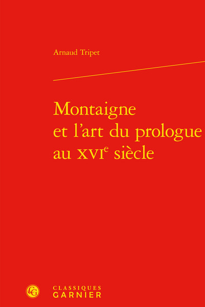 Picture of Montaigne et l'art du prologue au XVIe siècle
