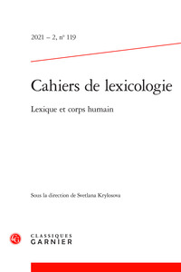 Image de Cahiers de lexicologie
