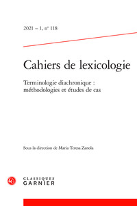 Image de Cahiers de lexicologie
