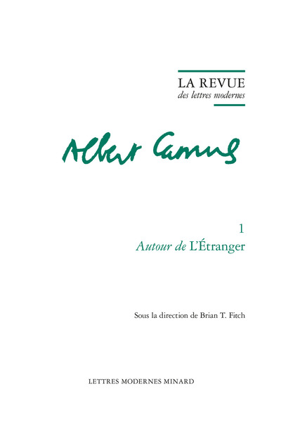 Picture of La Revue des lettres modernes