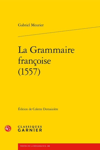 Image de La Grammaire françoise (1557)