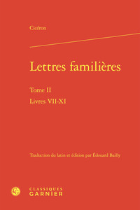 Picture of Lettres familières