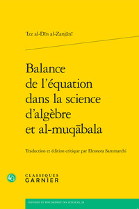 Picture of Balance de l'équation dans la science d'algèbre et al-muqabala