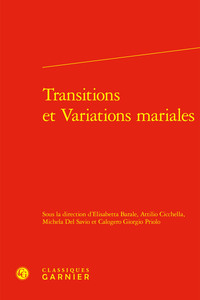 Picture of Transitions et Variations mariales
