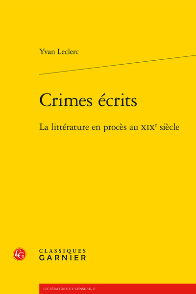 Image de Crimes écrits