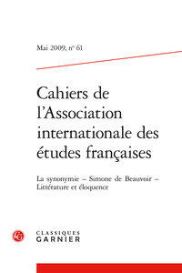 Picture of Cahiers de l'Association internationale des études françaises
