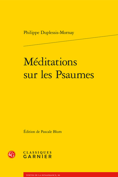 Picture of Méditations sur les Psaumes