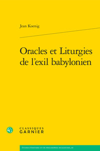Image de Oracles et Liturgies de l'exil babylonien