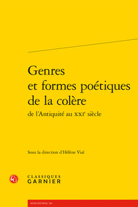 Picture of Genres et formes poétiques de la colère