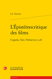 Picture of L'Épistémocritique des films