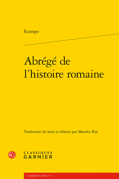 Picture of Abrégé de l'histoire romaine