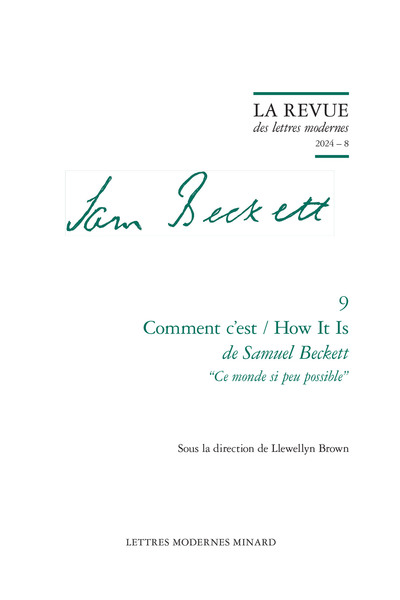 Picture of La Revue des lettres modernes