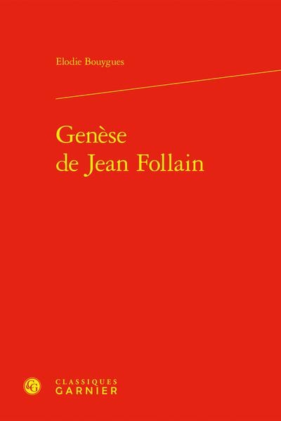 Image de Genèse de Jean Follain