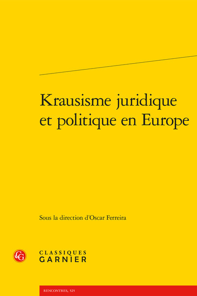 Image de Krausisme juridique et politique en Europe