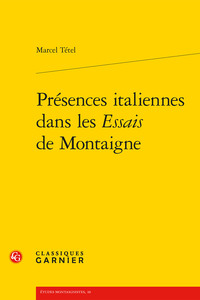 Picture of Présences italiennes dans les Essais de Montaigne