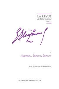 Picture of Huysmans, humeurs, humours