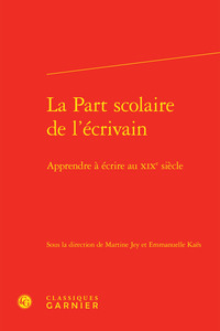 Image de La Part scolaire de l'écrivain