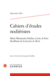 Image de Cahiers d'études nodiéristes