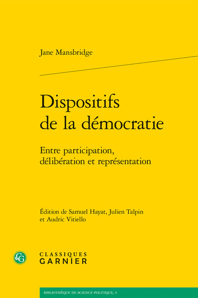 Image de Dispositifs de la démocratie