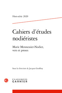 Image de Cahiers d'études nodiéristes