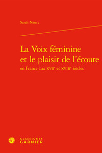 Picture of La Voix féminine et le plaisir de l'écoute