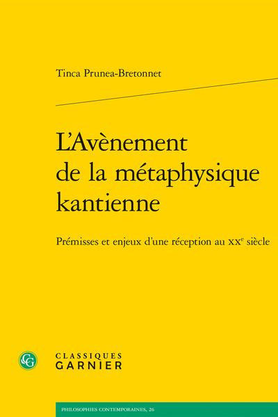 Picture of L'Avènement de la métaphysique kantienne
