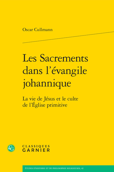 Image de Les Sacrements dans l'évangile johannique
