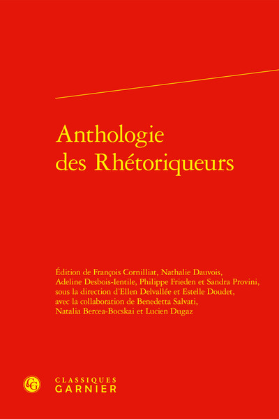 Image de Anthologie des Rhétoriqueurs