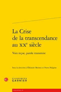 Image de La Crise de la transcendance au XXe siècle